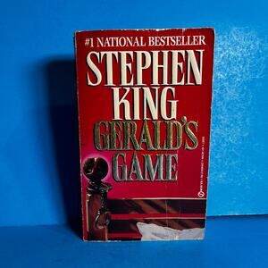 Stephen King – Gerald’s Game (1993 Signet Paperback, 1st Printing) Red Cover